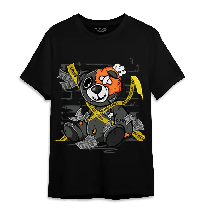 Women's T - shirt with a high - low hem and side slitsNastyJamz Fear Pack 3s T Shirt Match Money BER