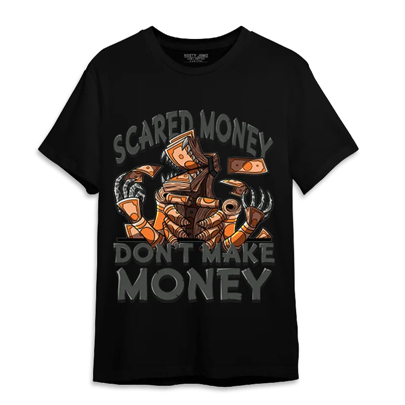 Women's T - shirt with a mock - fur collarNastyJamz Fear Pack 3s T Shirt Match Scared Moneyy