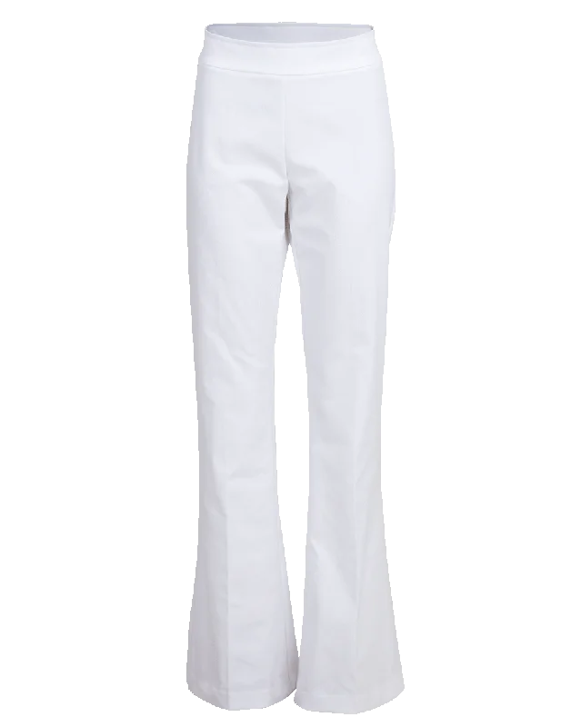 Wide leg cotton pants for women in summer comfortFlared Leg Pant