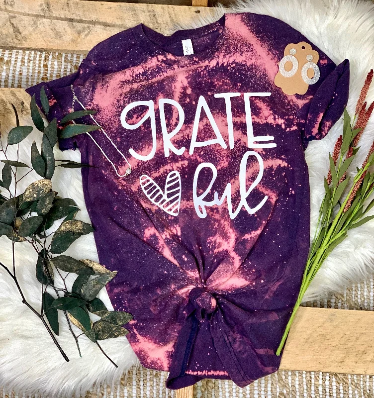Longline women's T - shirt for a more covered - up styleGrateful Bleached Tee