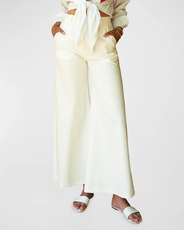 Velvet wide leg jeans for women in a luxurious and trendy styleHeartbreaker Farrah Trousers