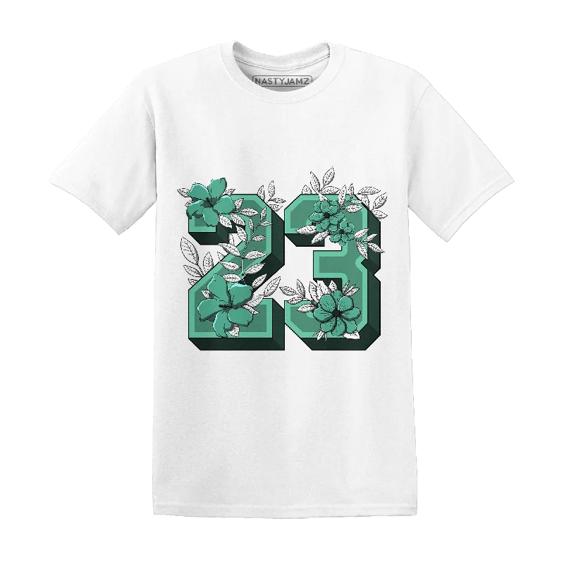 Printed women's T - shirt with animal printsNastyJamz High OG Green Glow 1s T Shirt Match 23 Floral
