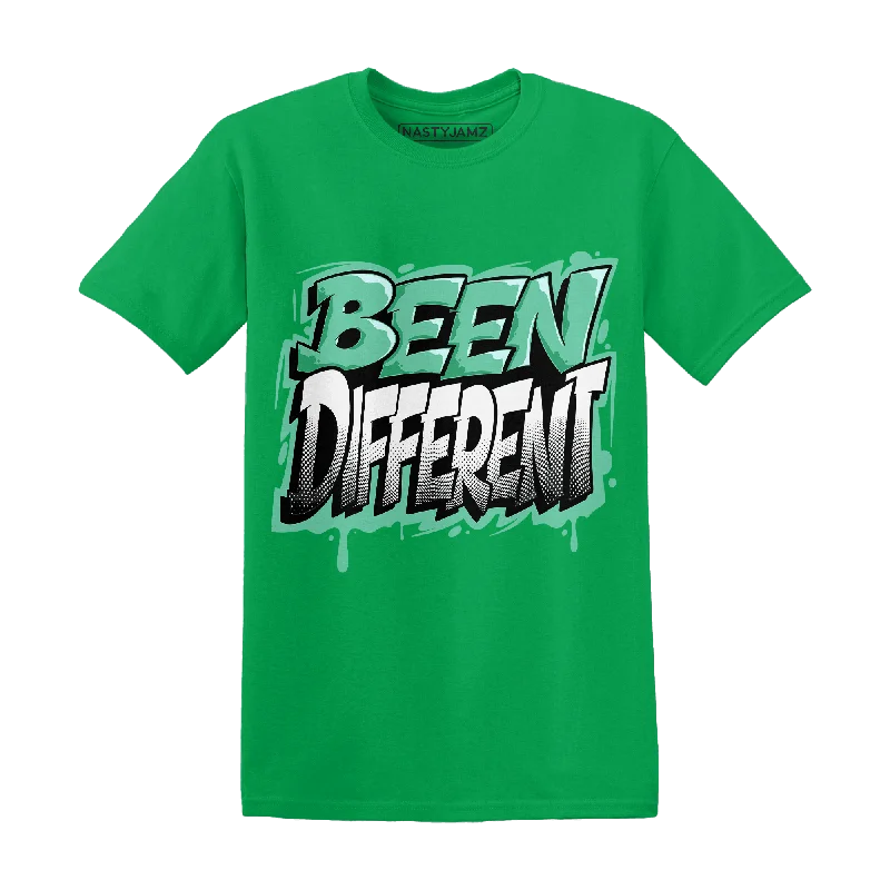 Tie - dye women's T - shirt in unique patternsNastyJamz High OG Green Glow 1s T Shirt Match Become Different