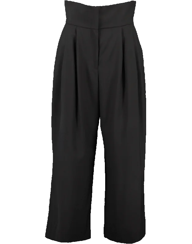 Tartan plaid pants for women in a vintage styleHigh Waisted Pant
