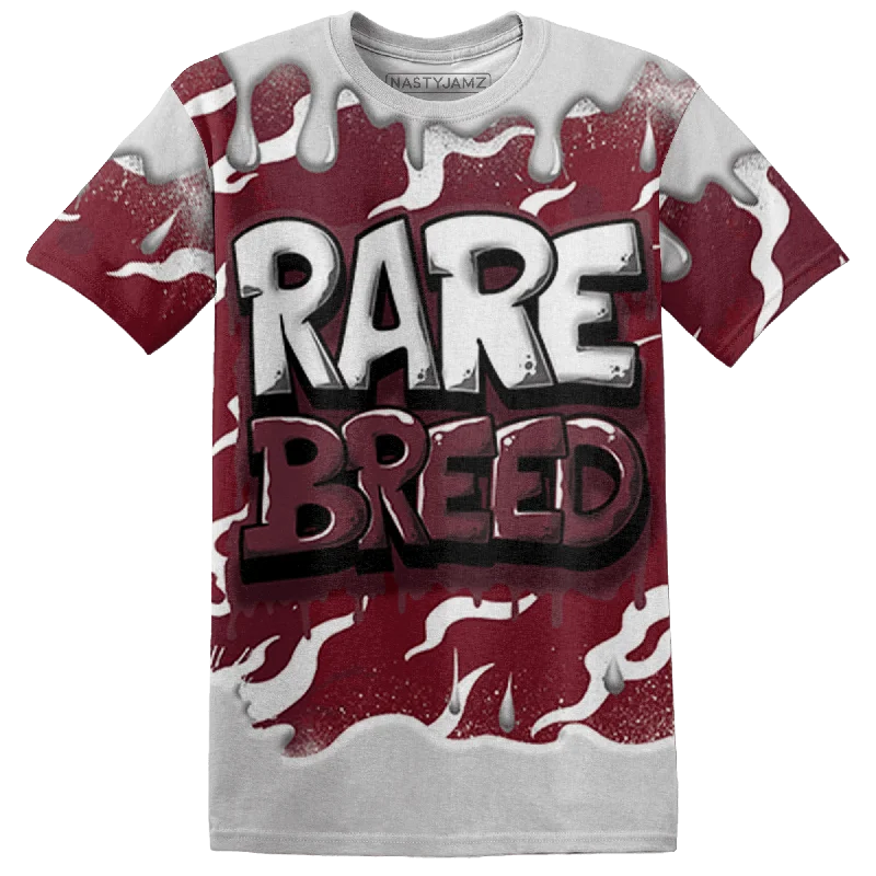 Oversized women's T - shirt with a slouchy fitNastyJamz High White Team Red 1s T Shirt Match Rare Breed 3D All-Over Print Drippin