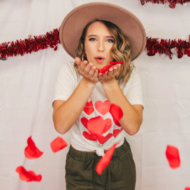 A - line women's T - shirt with a pleated skirtIndependent Heart Tee