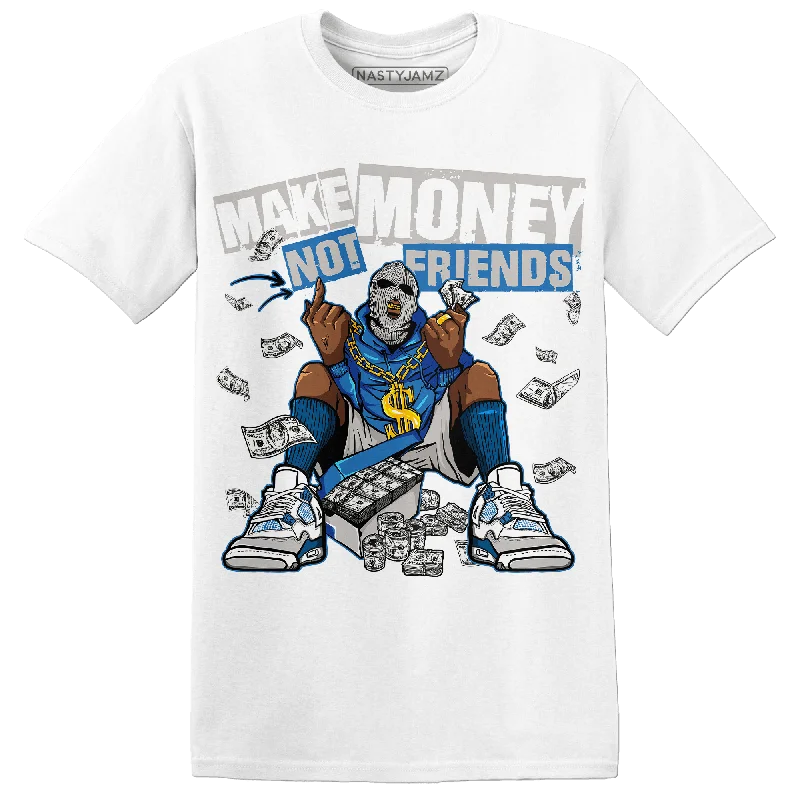 Printed women's T - shirt with a watercolor - inspired patternNastyJamz Industrial Blue 4s T Shirt Match Make Money Not Friends