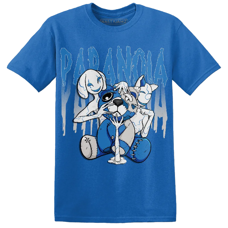 Long - sleeved women's T - shirt with a flutter - sleeve designNastyJamz Industrial Blue 4s T Shirt Match Paranoia BER