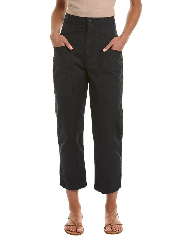 Striped pants for women in a bold lookIsabel Marant Étoile Pandore Linen-Blend Pant