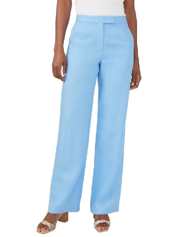 Wrinkle resistant pants for women on business tripsJ.McLaughlin Broderick Linen-Blend Pant