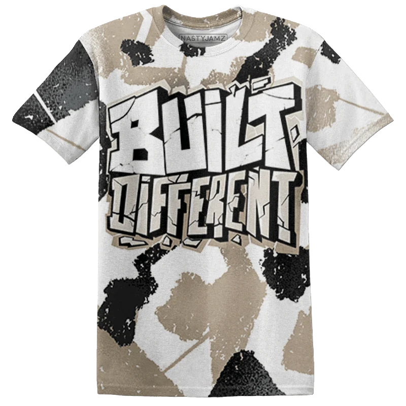 Women's T - shirt with a burnout geometric patternNastyJamz Latte 1s T Shirt Match Built Different 3D All-Over Print Broken