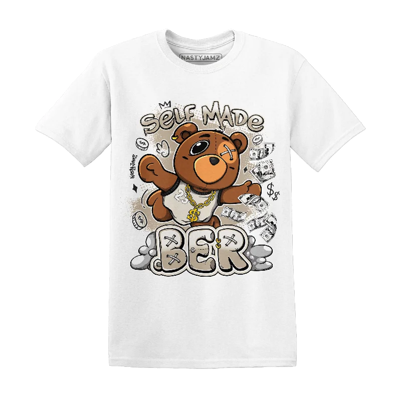 Women's T - shirt with a metallic - colored threadNastyJamz Latte 1s T Shirt Match Self Made BER