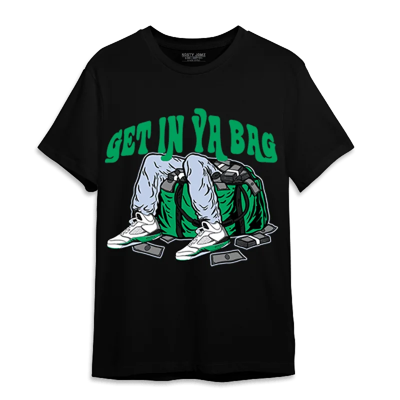 Fitted women's turtleneck T - shirtNastyJamz Lucky Green 5s T Shirt Match Get In Ya Bag Fitted women's turtleneck T - shirtNastyJamz Lucky Green 5s T Shirt Match Get In Ya Bag