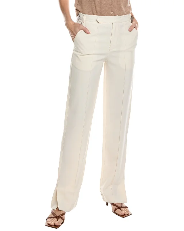Linen blend cigarette pants for women in a breezy and modern styleMadison Miles Straight Pant Linen blend cigarette pants for women in a breezy and modern styleMadison Miles Straight Pant