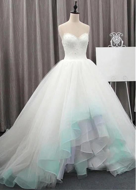 Tulle Wedding Dresses with Beaded Waistband and Multiple Layers for a Graceful LookMagbridal Fashionable Tulle & Organza Sweetheart Neckline Ball Gown prom Wedding Dresses With Beadings & 3D Flowers cg5452 Tulle Wedding Dresses with Beaded Waistband and Multiple Layers for a Graceful LookMagbridal Fashionable Tulle & Organza Sweetheart Neckline Ball Gown prom Wedding Dresses With Beadings & 3D Flowers cg5452