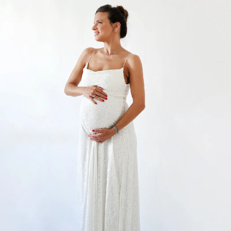 Sweetheart - neckline ball gown wedding dressMaternity  Draped Dress #7010