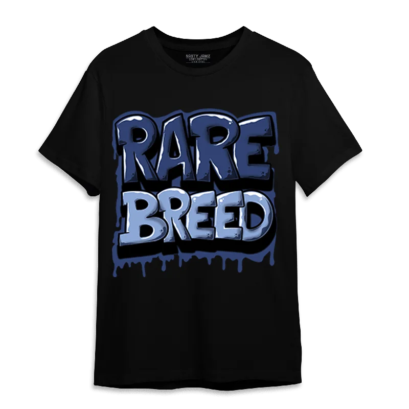 A - line women's T - shirt with a pleated skirtNastyJamz Midnight Navy 5s T Shirt Match Rare Breed