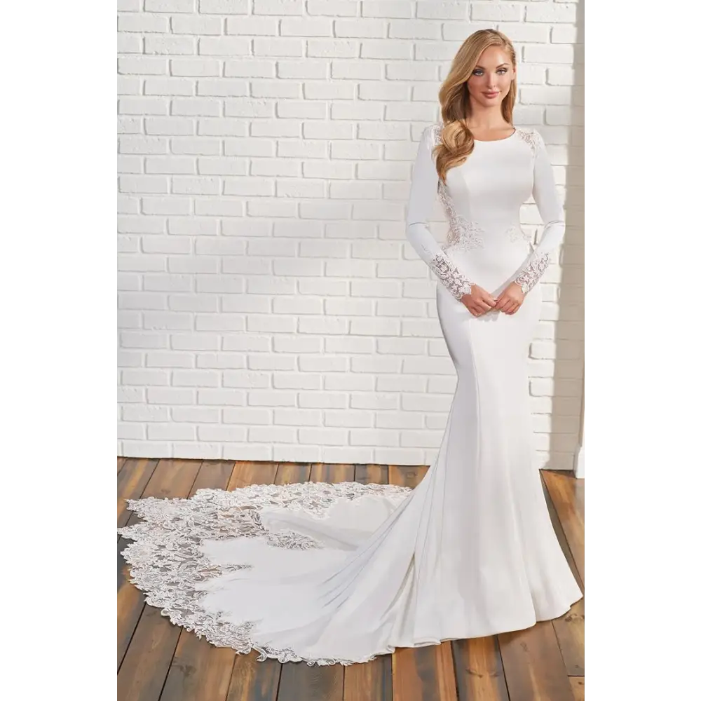 Ballroom - ready luxury wedding dressTR22182 by Modest Mon Cheri