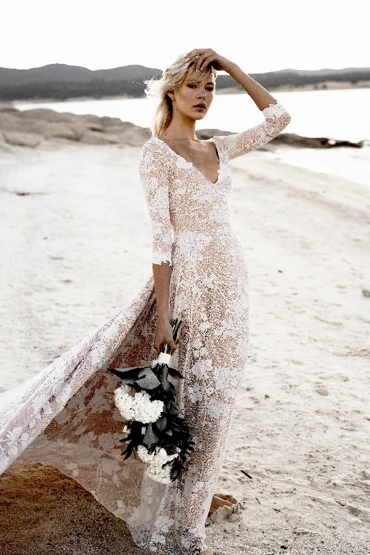 Engagement - party - worthy short wedding dressNevaeh Return (size L)