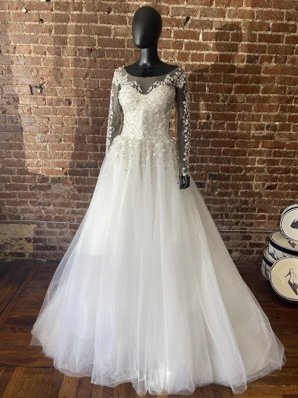 Empire - waisted tea - length wedding dressOther Vladiyan DV2120