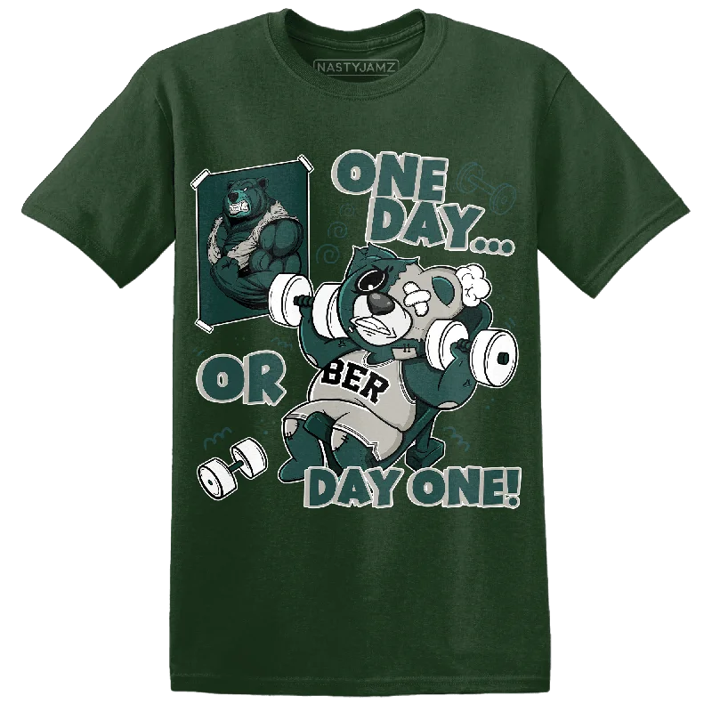 Women's T - shirt with a high - low hemNastyJamz Oxidized Green 4s T Shirt Match BER Gymmer