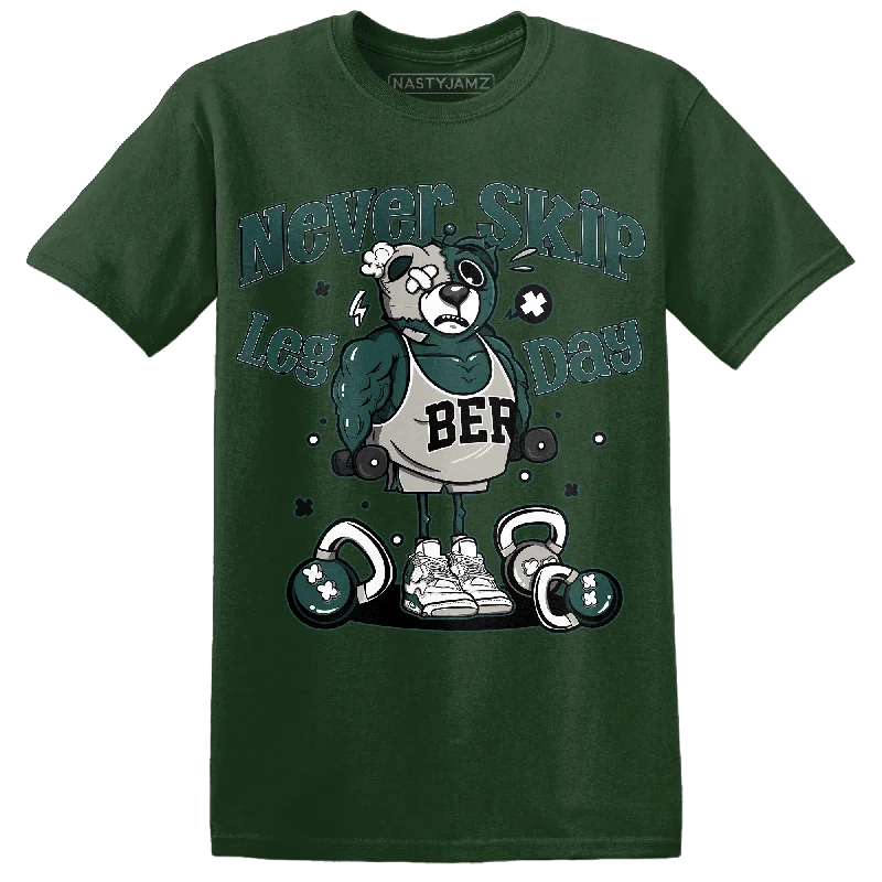 Women's T - shirt with a burnout geometric patternNastyJamz Oxidized Green 4s T Shirt Match Leg Day BER