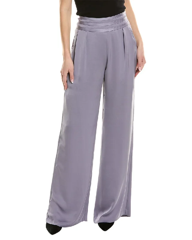 Trousers with front pleats for women in a formal and tailored lookRamy Brook Joss Pant Trousers with front pleats for women in a formal and tailored lookRamy Brook Joss Pant