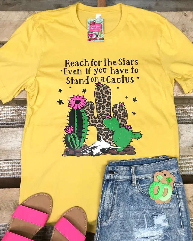 Women's T - shirt with a dropped shoulder for a relaxed fitReach For The Stars Tee