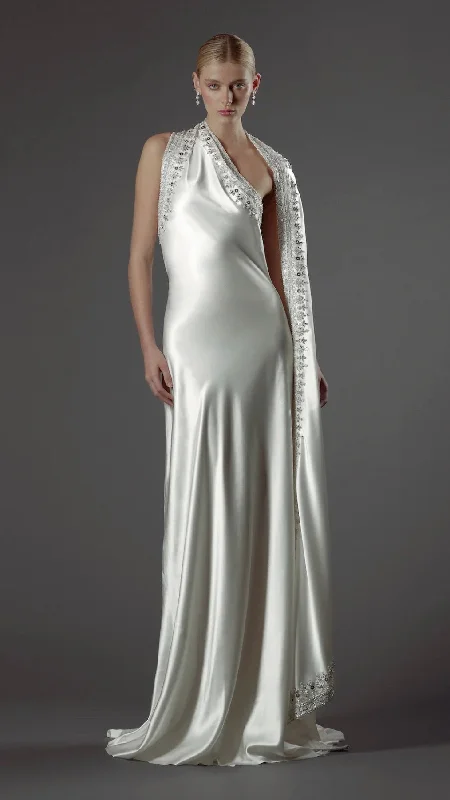 Applique - adorned mermaid wedding dressRomana