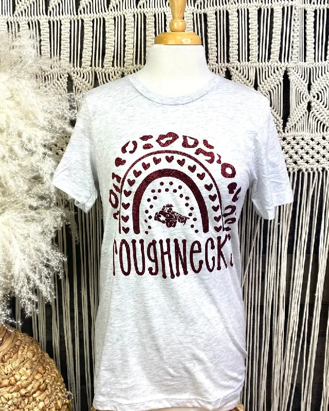 Metallic - threaded women's T - shirt for a touch of glamourRoughneck Rainbow Tee