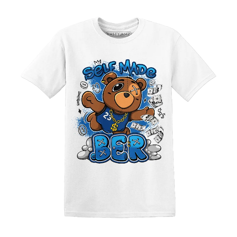 Women's T - shirt with a ribbed cuffs and hemNastyJamz Royal Reimagined 1s T Shirt Match Self Made BER