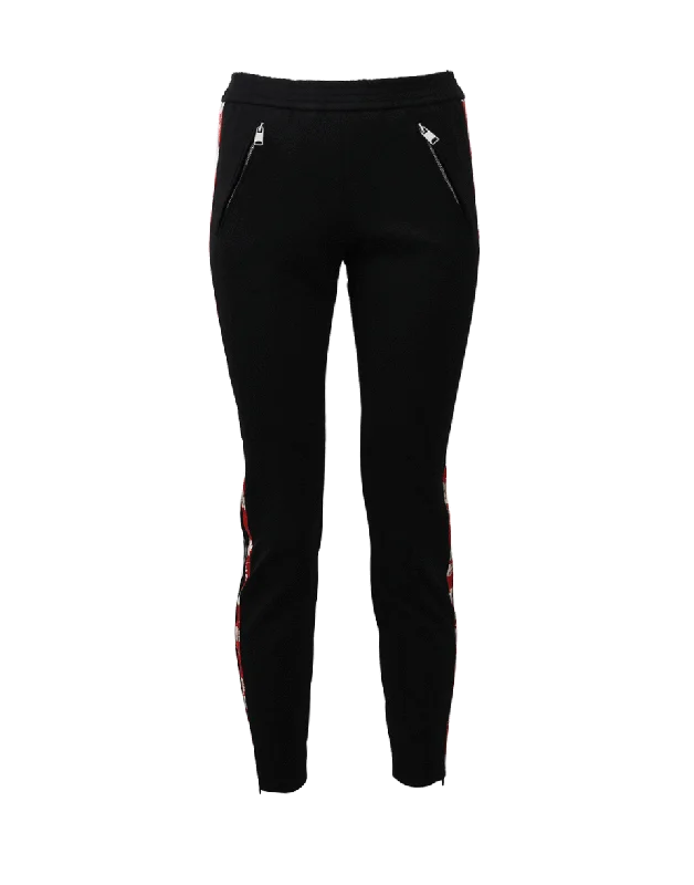 Metallic pants for women to shineSide Trim Legging