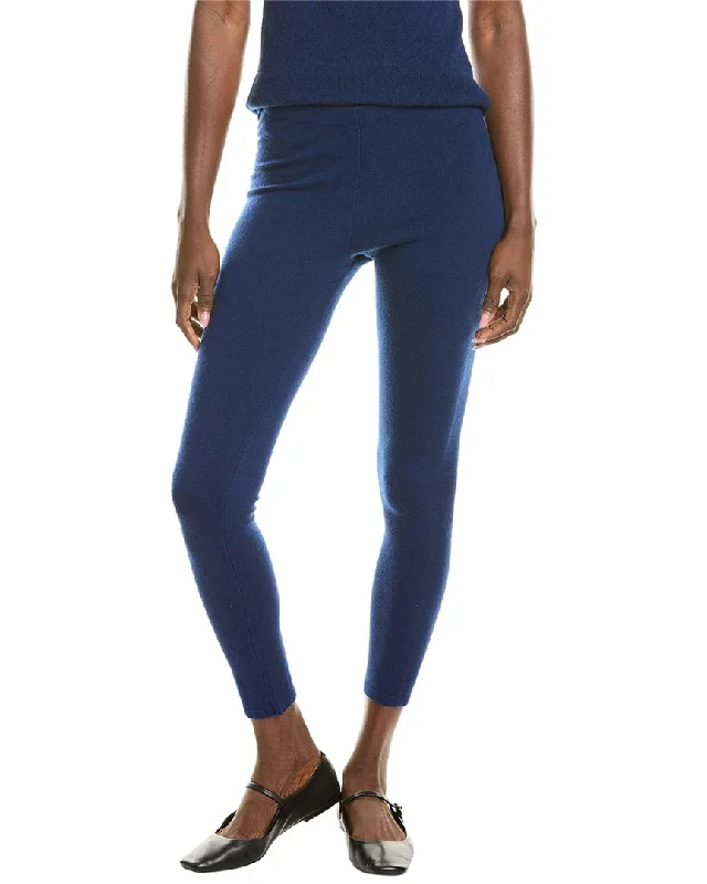 Embroidered denim pants for women in a unique looksofiacashmere Cashmere Legging