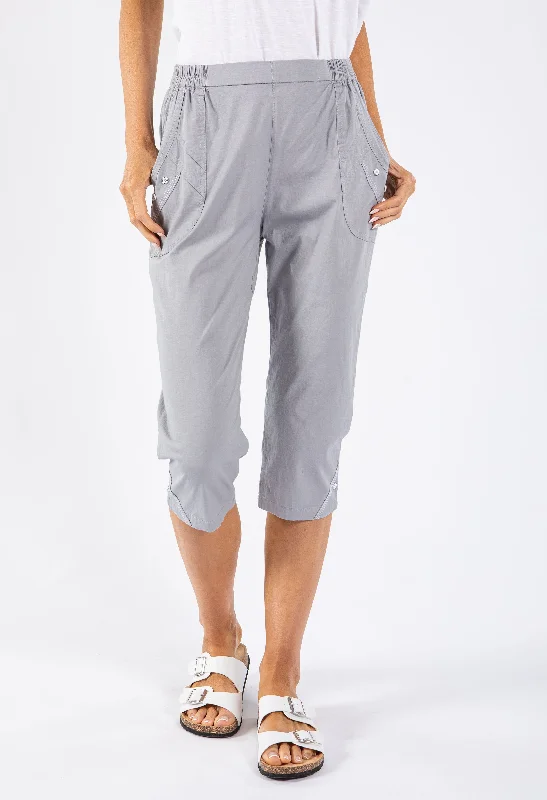 Patchwork wide leg pants for women in a creative and unique styleStripe Detail Capri's Patchwork wide leg pants for women in a creative and unique styleStripe Detail Capri's
