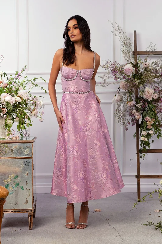 Outdoor - wedding - perfect lightweight wedding dressThe Cora Dress in Orchid Haze Windsor Outdoor - wedding - perfect lightweight wedding dressThe Cora Dress in Orchid Haze Windsor