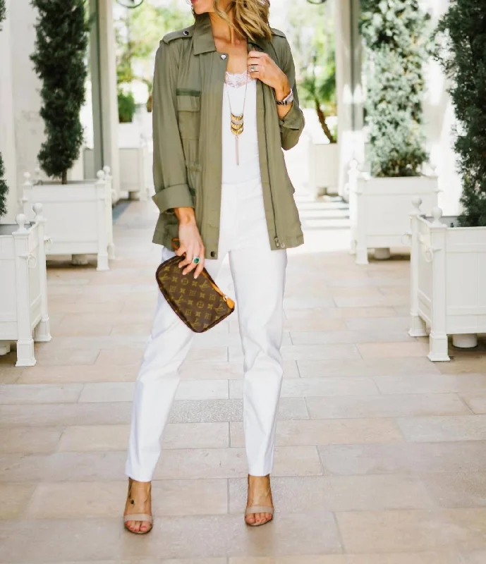 Printed palazzo pants for women in a colorful and trendy styleThe Perfect Pant Trouser In White