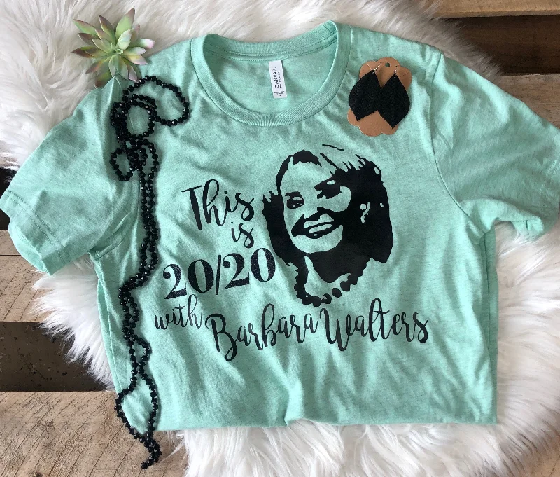 Fuzzy women's T - shirt with a hoodThis Is 20/20 Tee