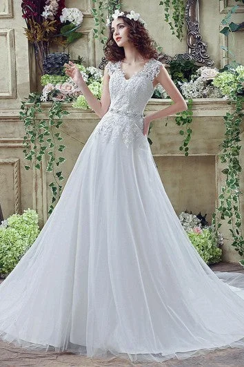 Long Sleeve Wedding Dresses with Pearl Buttons for a Classic AppealTimeless Lace Appliques Tulle Wedding Dress Cap Sleeve Beadings Zipper Long Sleeve Wedding Dresses with Pearl Buttons for a Classic AppealTimeless Lace Appliques Tulle Wedding Dress Cap Sleeve Beadings Zipper