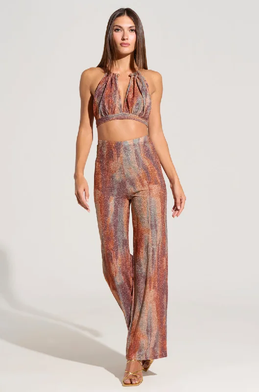 Wide leg cotton blend pants for women in a breathable and stylish styleTOO HOT TO CARE PANT