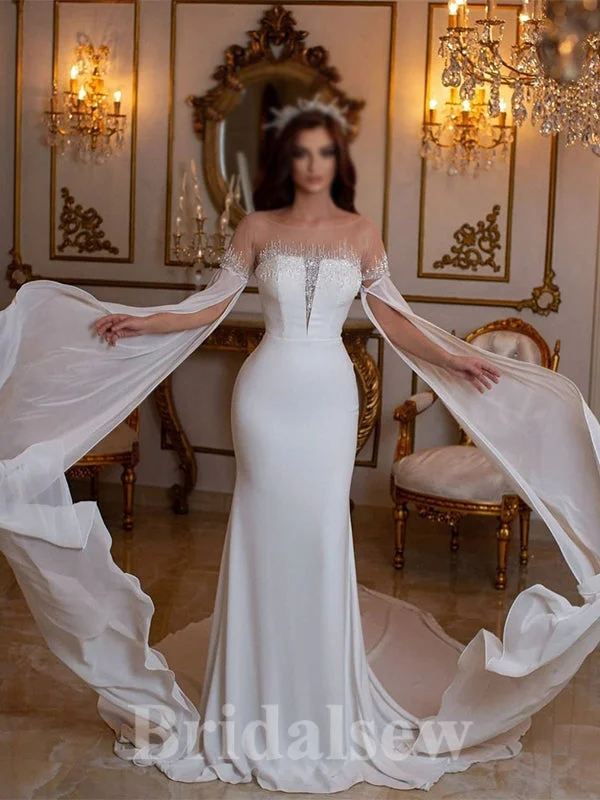 Shrug - included wedding dress for cooler weatherUnique Design Mermaid Princess Queen Vintage Dream Beach Long Wedding Dresses, Bridal Gown WD449 Shrug - included wedding dress for cooler weatherUnique Design Mermaid Princess Queen Vintage Dream Beach Long Wedding Dresses, Bridal Gown WD449