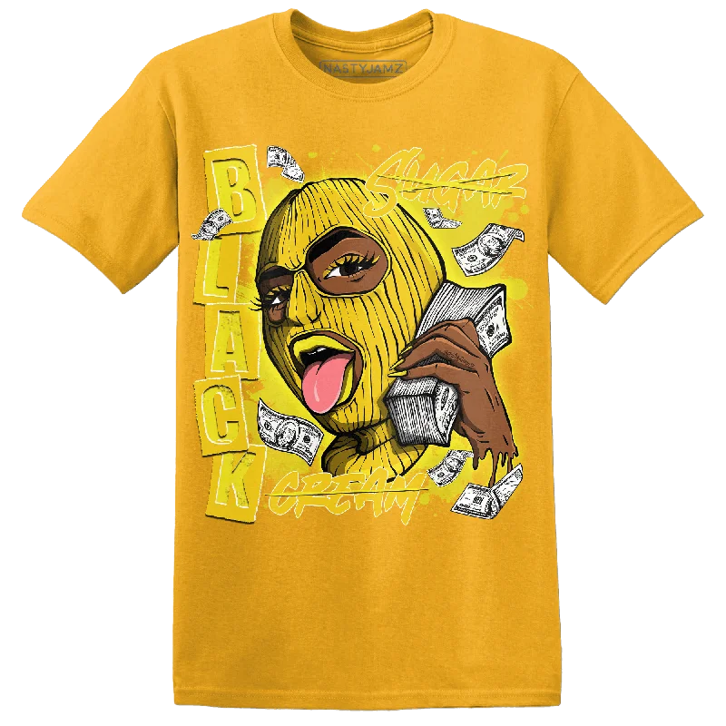 Plus size women's V - neck T - shirt for a flattering lookNastyJamz Vivid Sulfur 4s T Shirt Match No Sugar No Cream