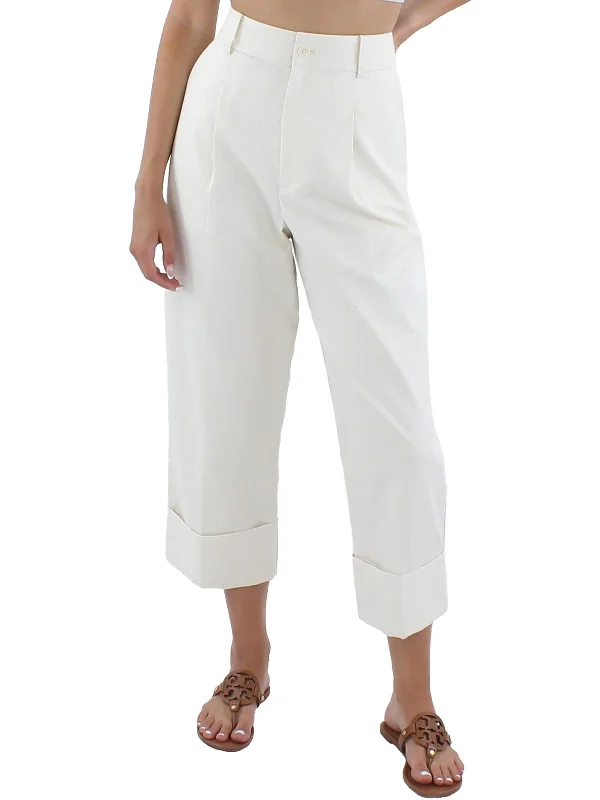 Drawstring jogger pants for women in a casual sporty lookWomens Pleated Stretch Ankle Pants Drawstring jogger pants for women in a casual sporty lookWomens Pleated Stretch Ankle Pants