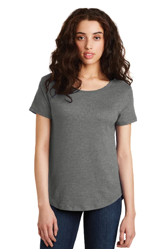 Women's T - shirt with a cropped and boxy fitAlternative Womens Backstage Vintage Short Sleeve Crewneck T-Shirt - Vintage Coal Grey Women's T - shirt with a cropped and boxy fitAlternative Womens Backstage Vintage Short Sleeve Crewneck T-Shirt - Vintage Coal Grey