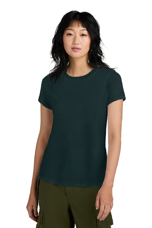 Women's T - shirt with a high - low hemDistrict Womens Perfect Weight Short Sleeve Crewneck T-Shirt - Rainforest Green