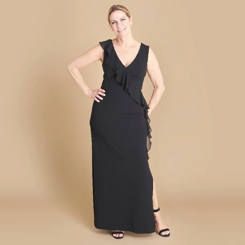 Dresses with Asymmetric Hem for Ladies' Unique StyleSara 2.0 Floor Length Dress