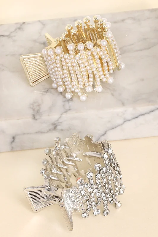 Dresses with Ruffled Sleeveless Top and Sequined Bodice for Ladies' Dramatic and Glamorous LookCrystal Rhinestone Bridal Ponytail Metal Hair Claw Clip Dresses with Ruffled Sleeveless Top and Sequined Bodice for Ladies' Dramatic and Glamorous LookCrystal Rhinestone Bridal Ponytail Metal Hair Claw Clip