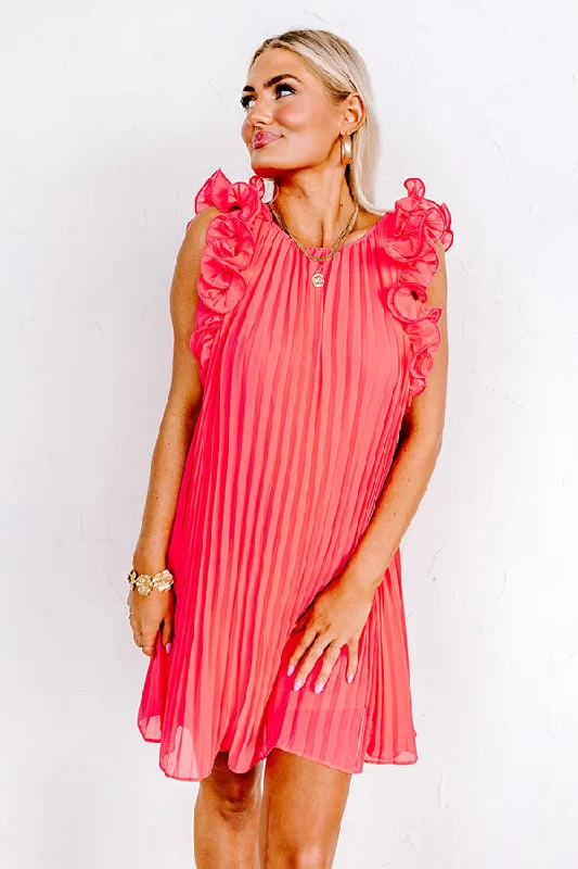 Wrap Style Polyester Dresses for Ladies' Versatile OutfitHoneysuckle Dreams Pleated Dress In Calypso Wrap Style Polyester Dresses for Ladies' Versatile OutfitHoneysuckle Dreams Pleated Dress In Calypso