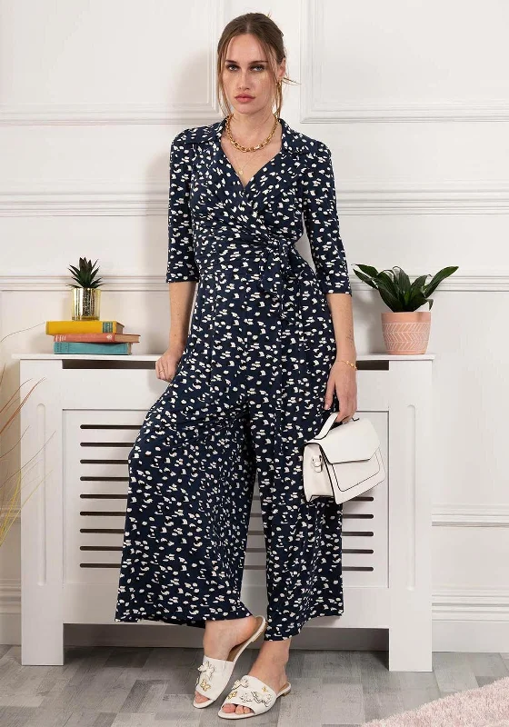 "Bodycon dresses for women to show off curves"Jolie Moi Melissa Printed Jumpsuit, Navy Multi