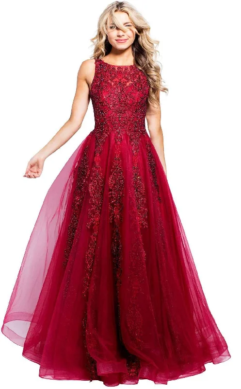 Dresses with Sequined Stripes and Sheer Back for Ladies' Bold and Sexy LookJovani JVN59046BG Dress Dresses with Sequined Stripes and Sheer Back for Ladies' Bold and Sexy LookJovani JVN59046BG Dress