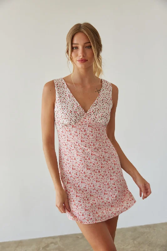 Chiffon Dresses with Slit for Ladies' Added EleganceLisette Floral Mini Dress